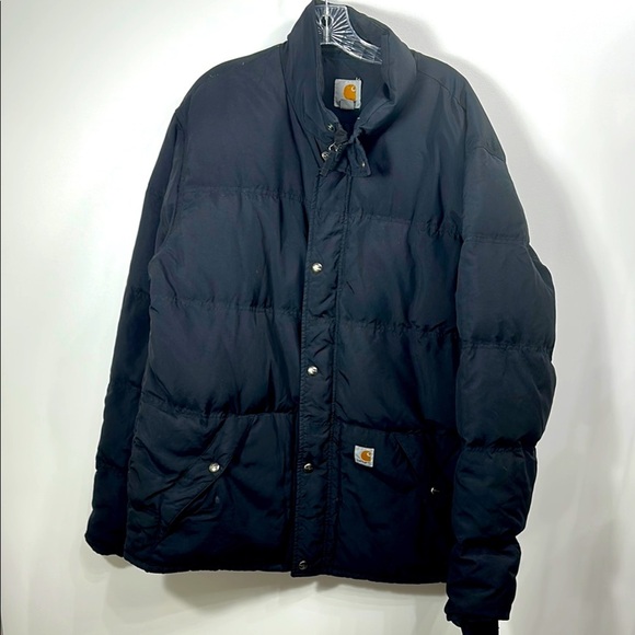 Carhartt Men's Black Puffer Down Jacket size L Tall